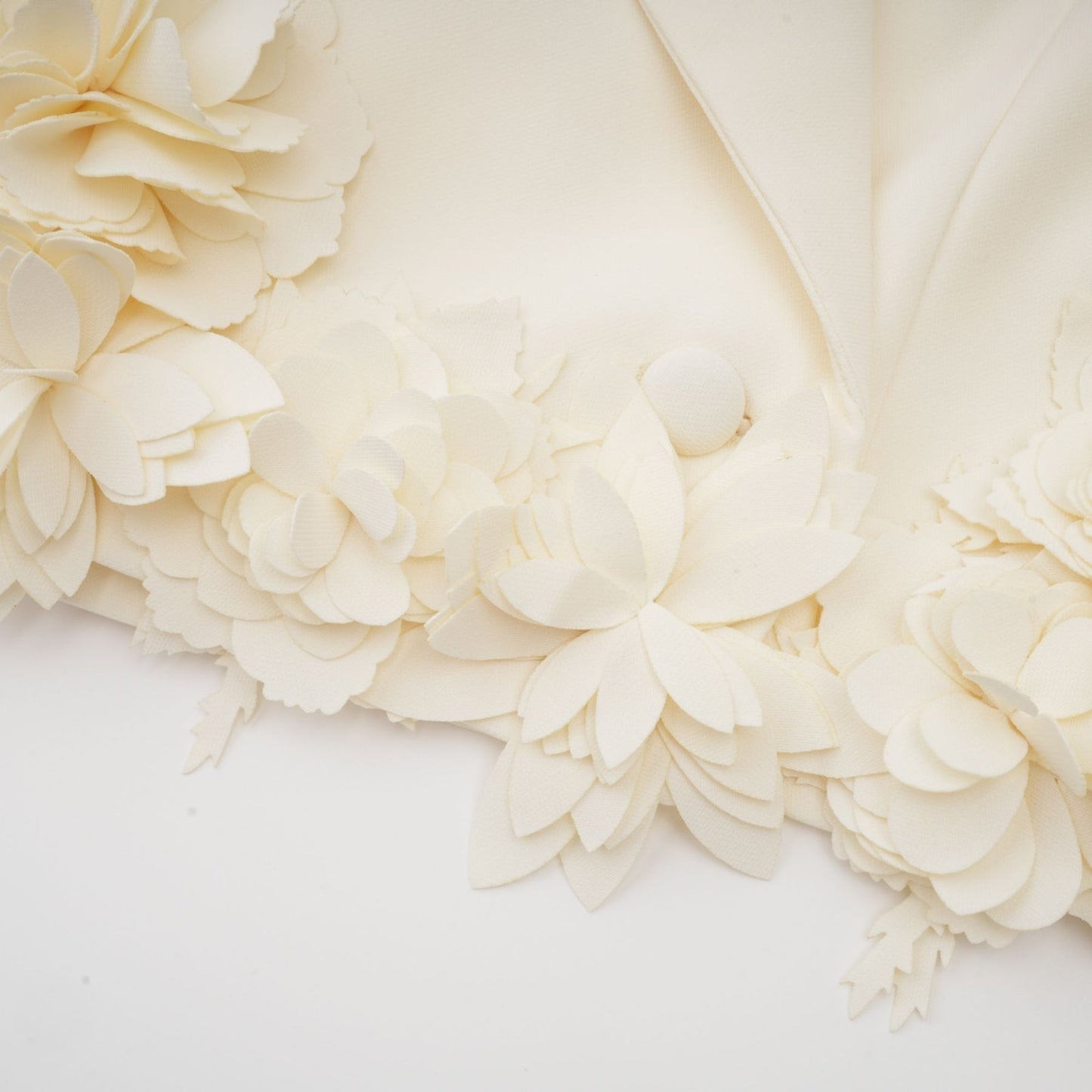 Vivien floralappliqué jacket skirt matching set