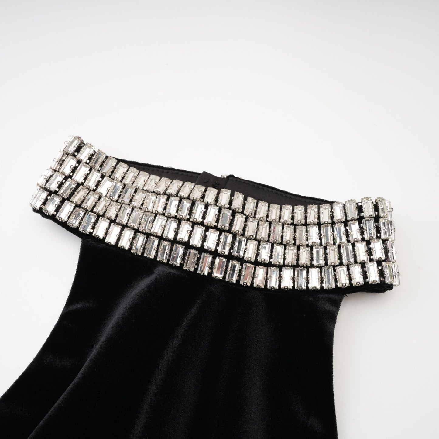 Caisa embellished turtleneck black dress