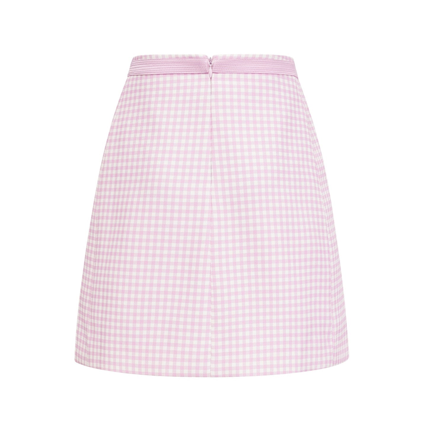 Sandrine ginghamcheck top skirt matching set