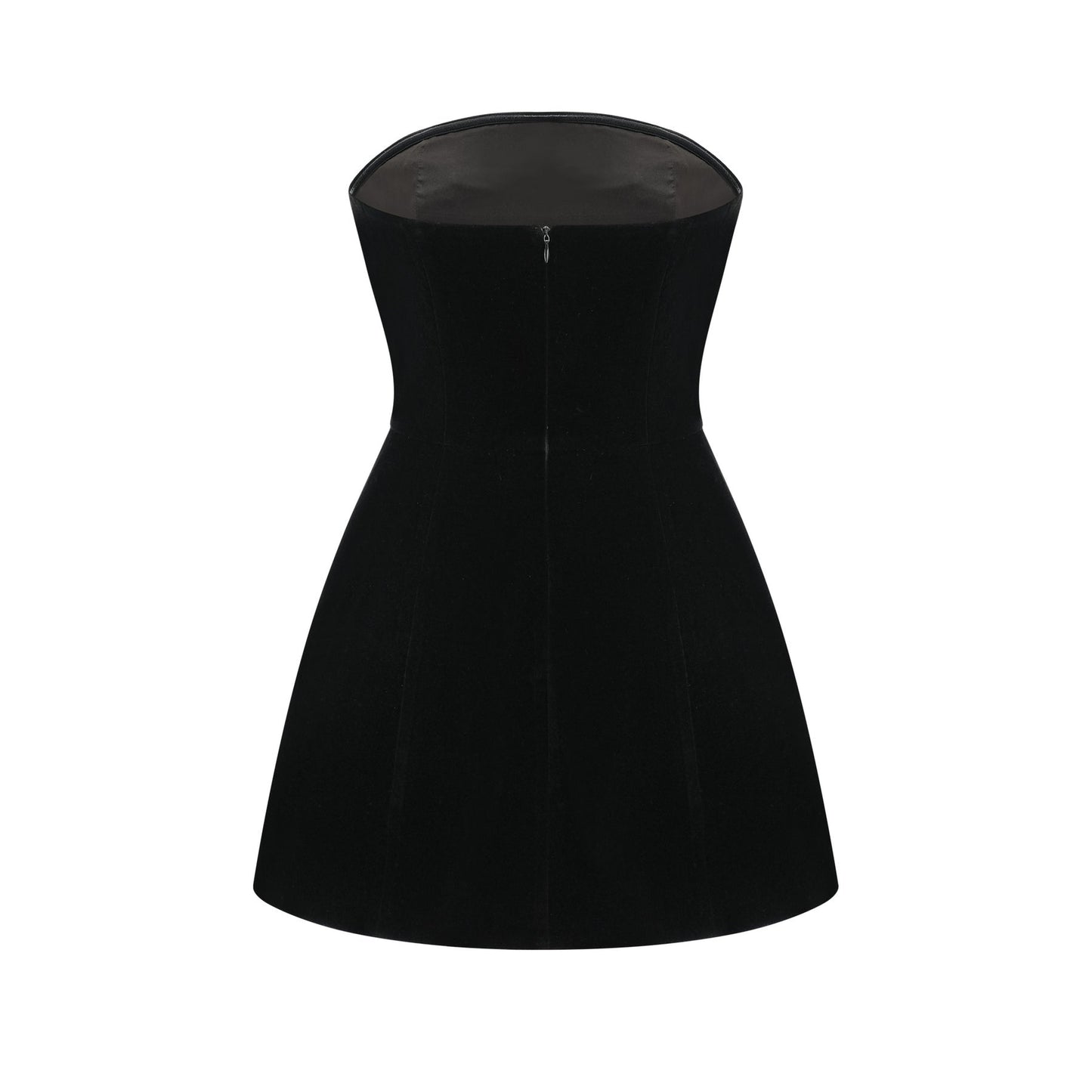 Sandrine crystalembellished velvet mini dress