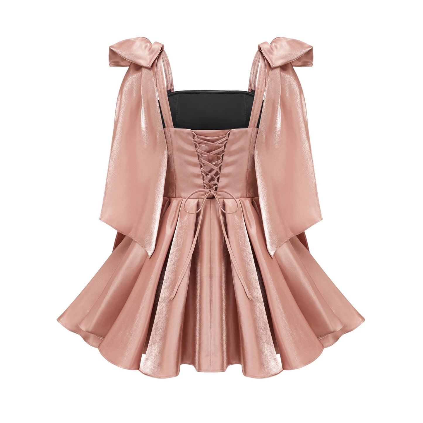 Catiana bowdetail flared dress