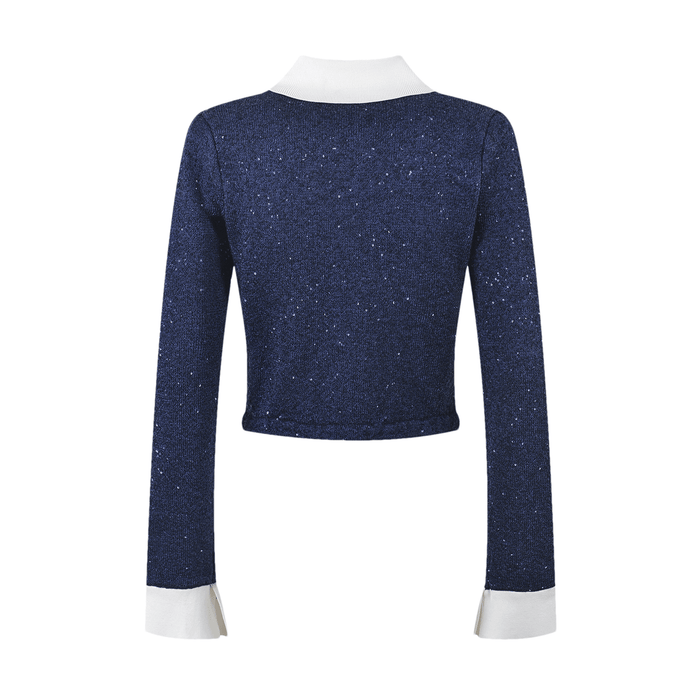 Fiorenza Jacke & Rock Navy Blue Set