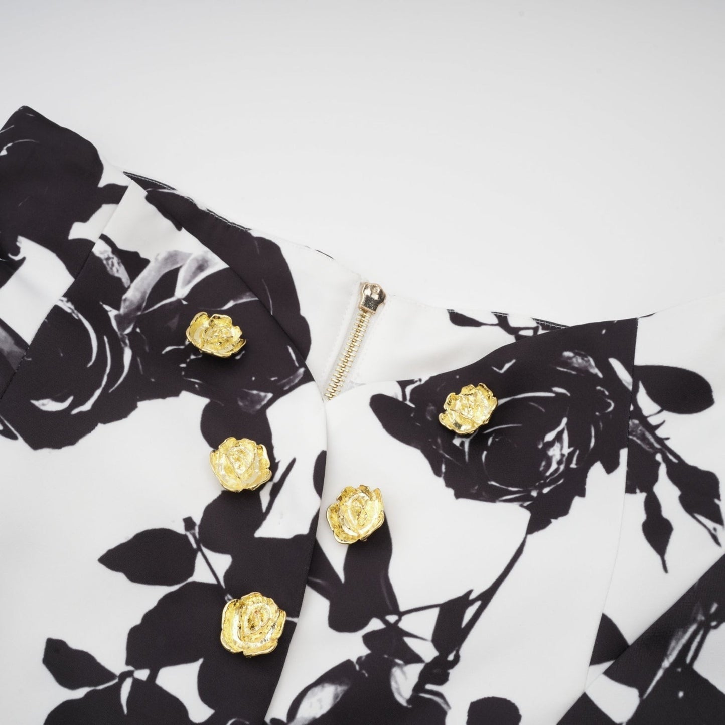 Léonor floralprint shirt skirt matching set