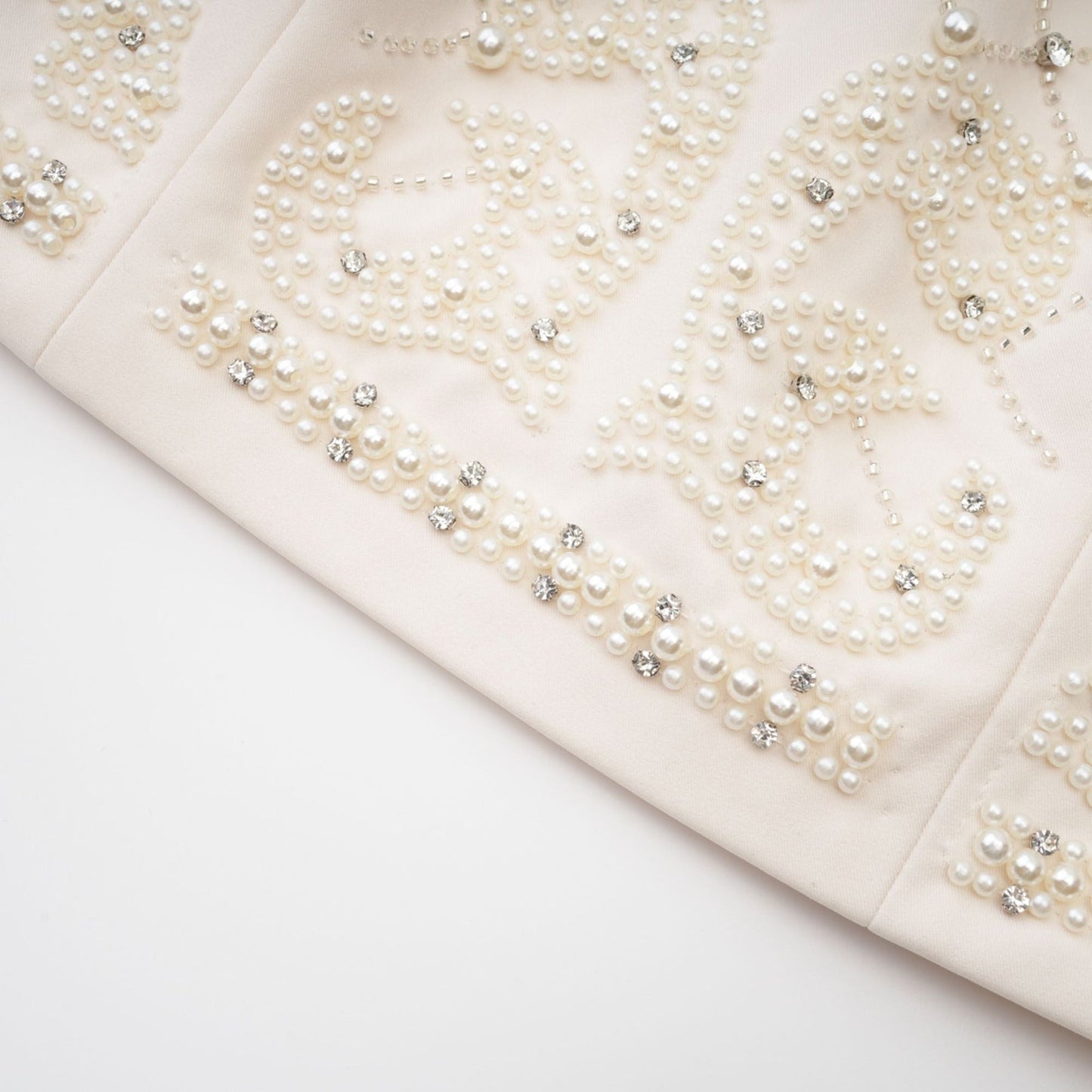 Luna embellished top skirt matching set