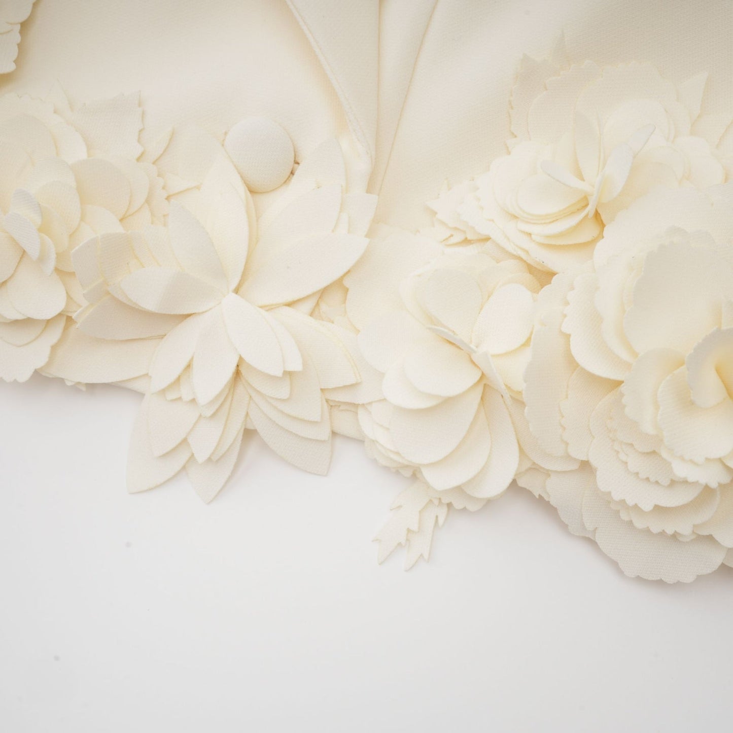 Vivien floralappliqué jacket skirt matching set