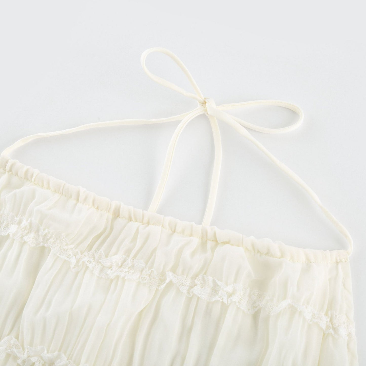 Alyssa pleated top skirt matching set