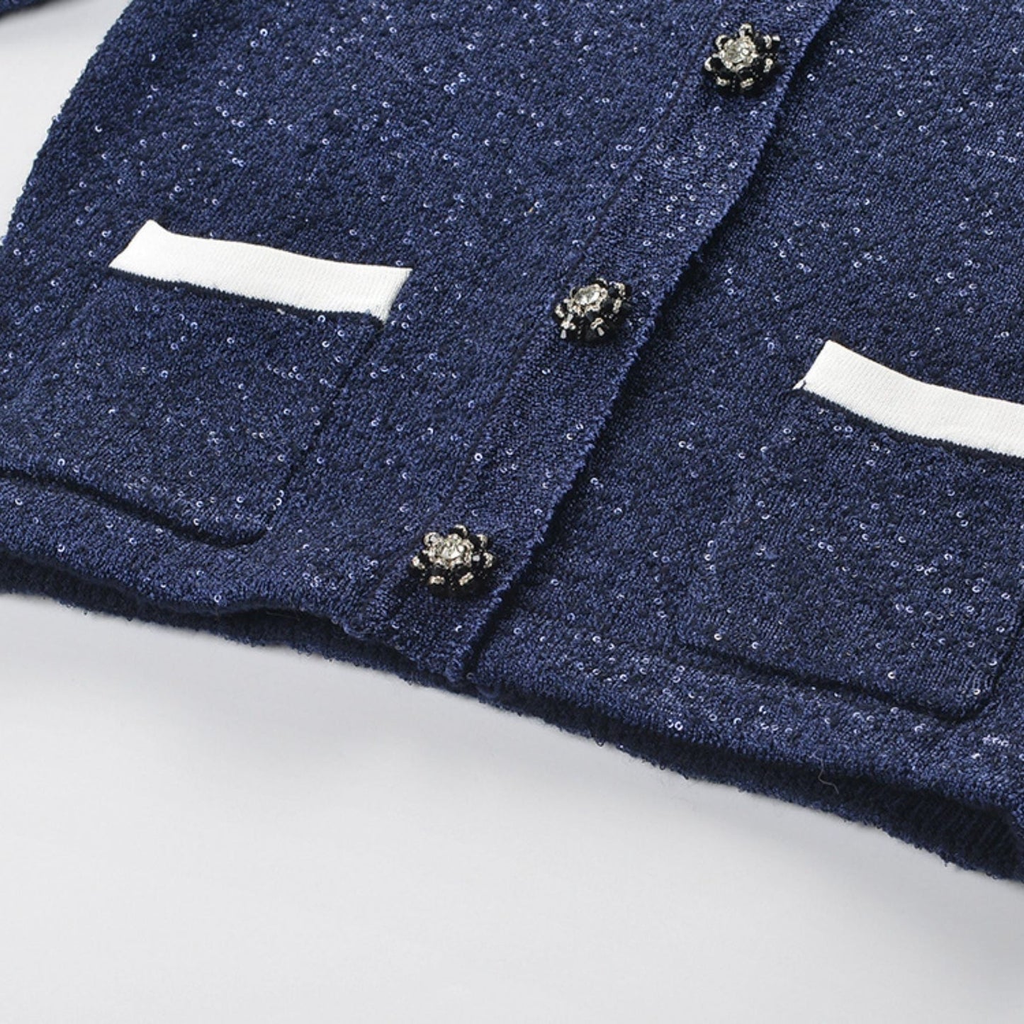 Bénédicte knitted jacket skirt matching set