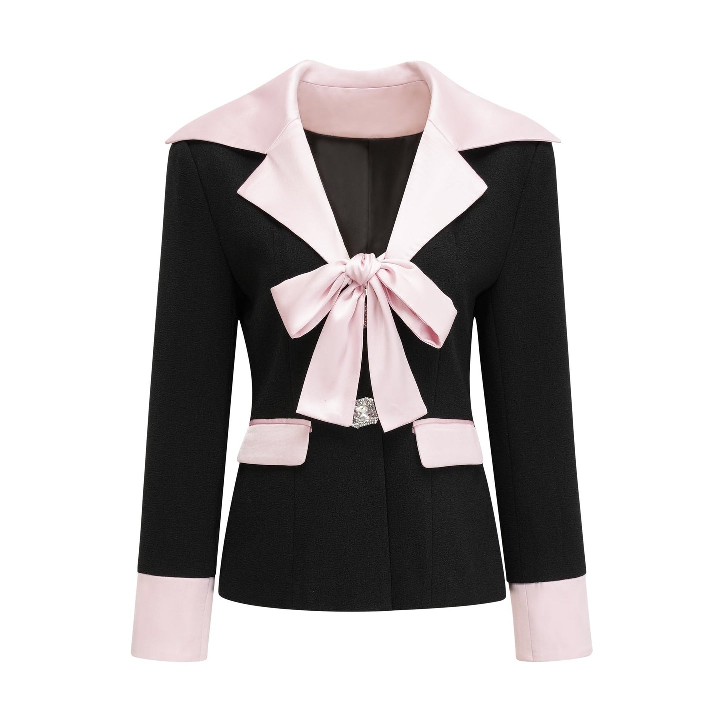 Uaine black jacket skirt matching set