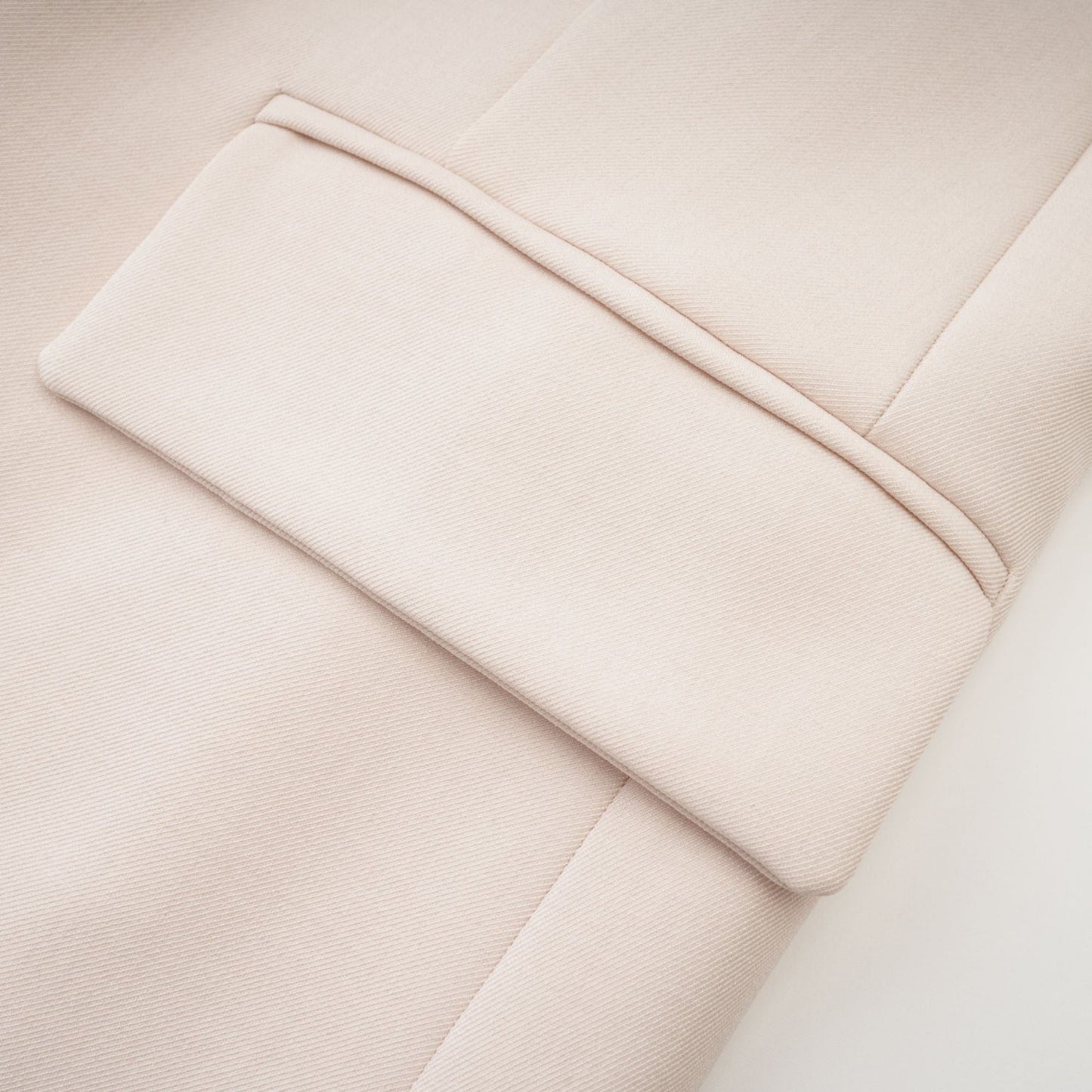 Coralie shawldetailed jacket in Neutrals