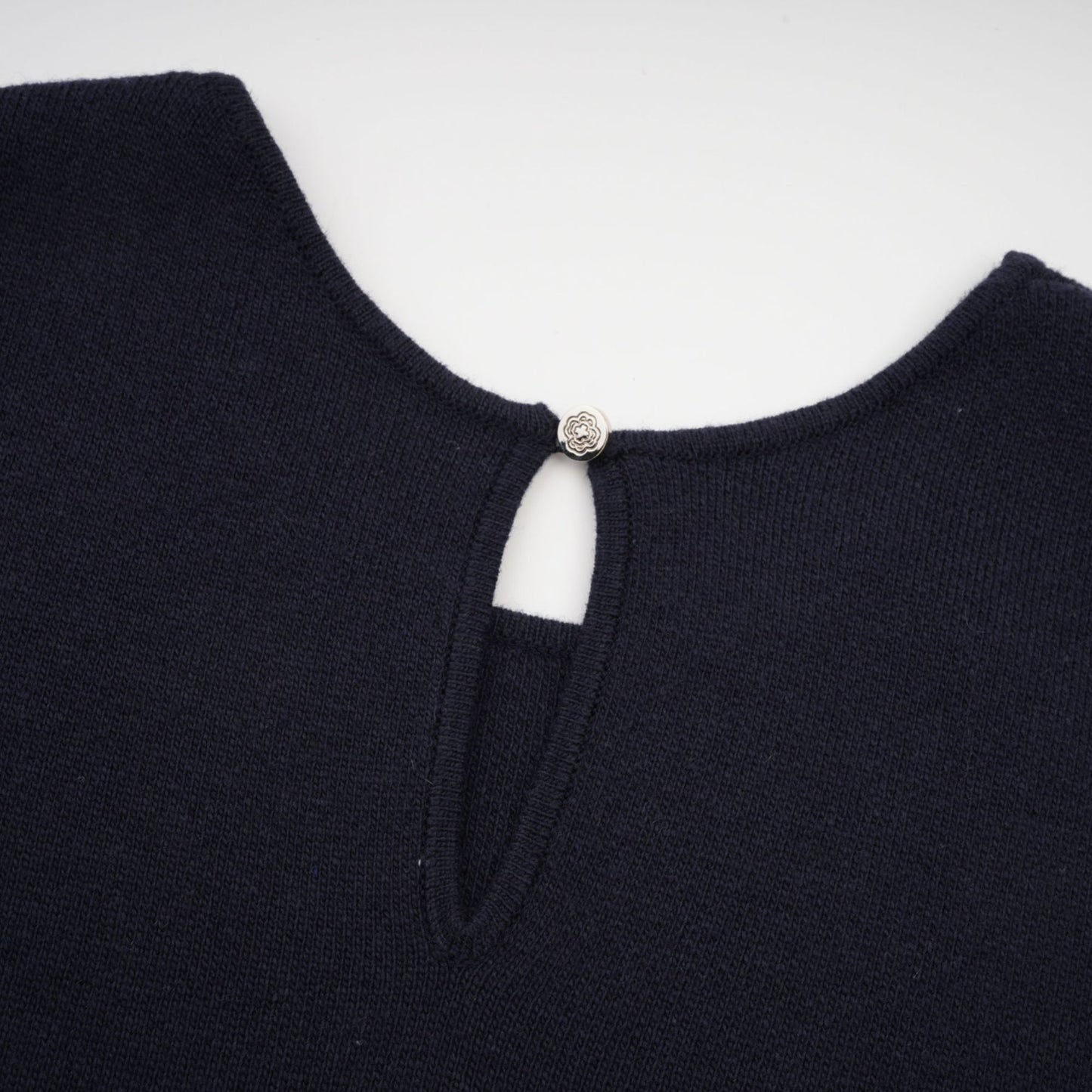 Clarisse darkblue knitted top dress matching set