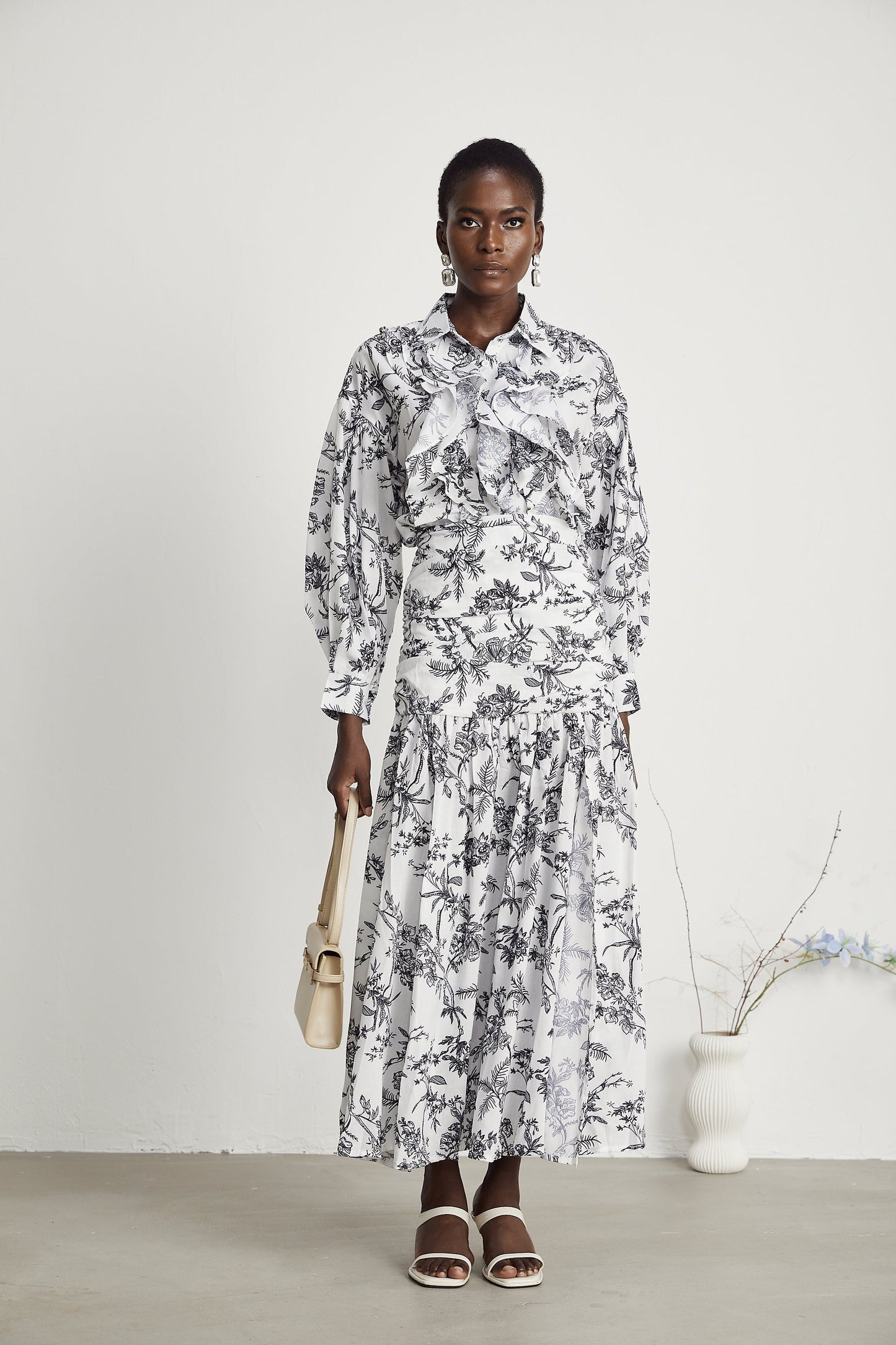 Kelly graphicprint shirt skirt matching set
