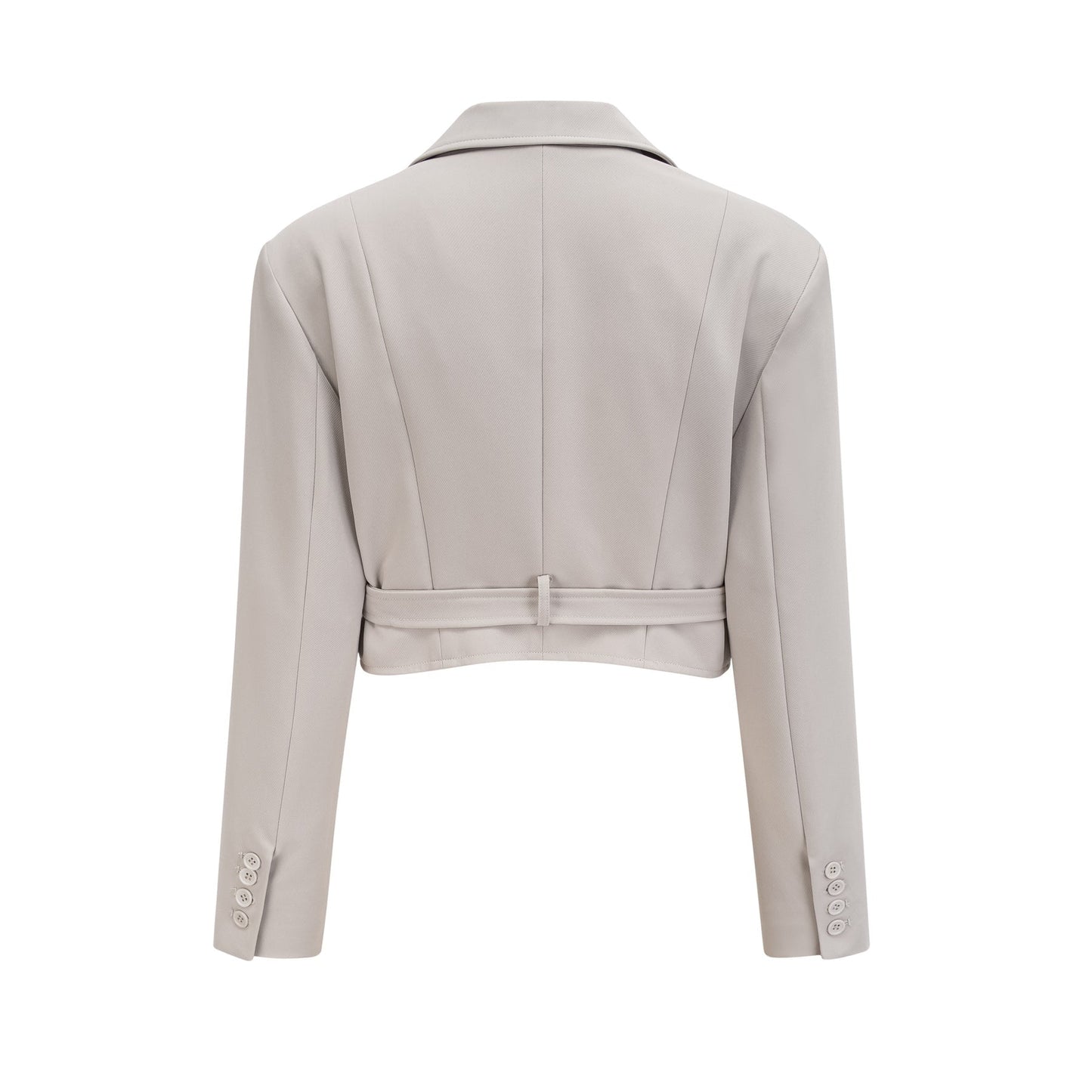 Zoé buckled cropped blazer skirt matching set