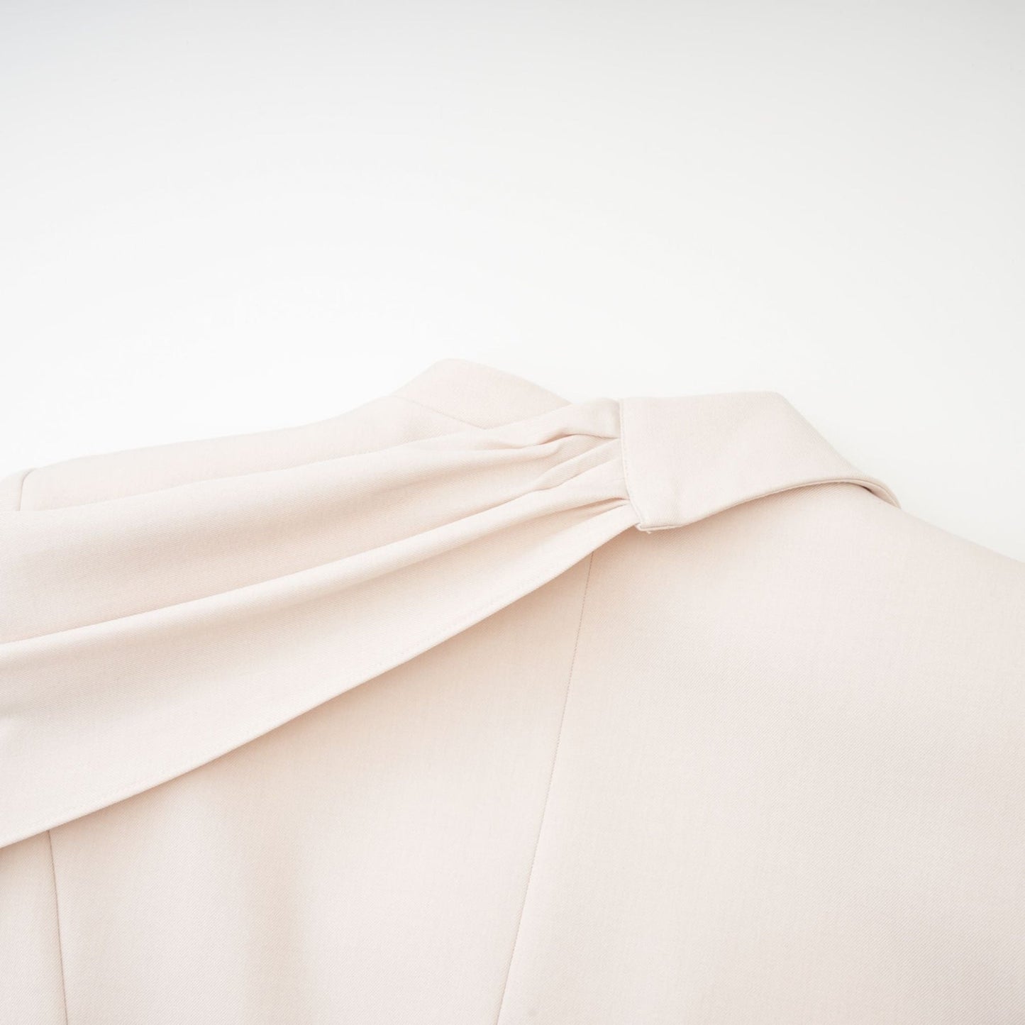 Coralie shawldetailed jacket in Neutrals
