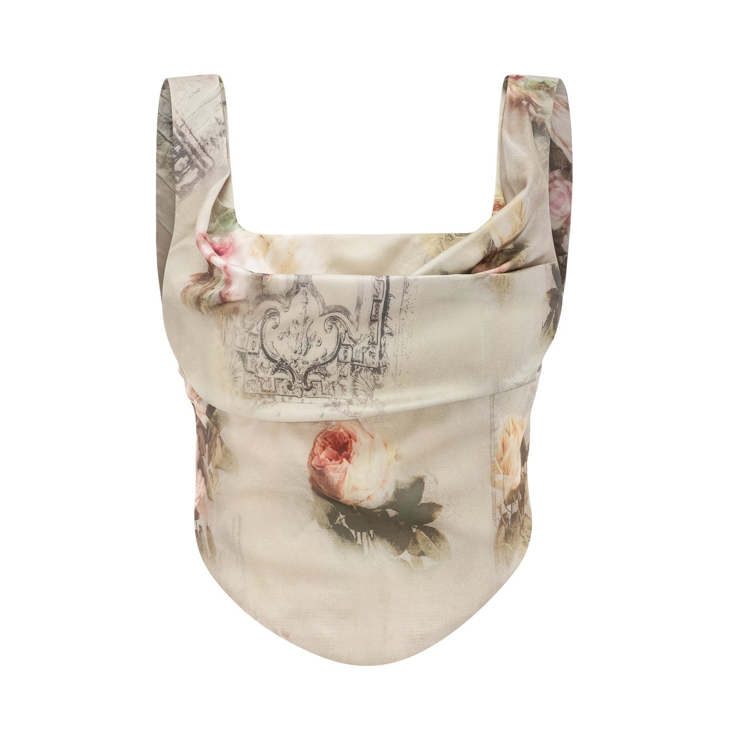 Viviane floralprint top skirt matching set