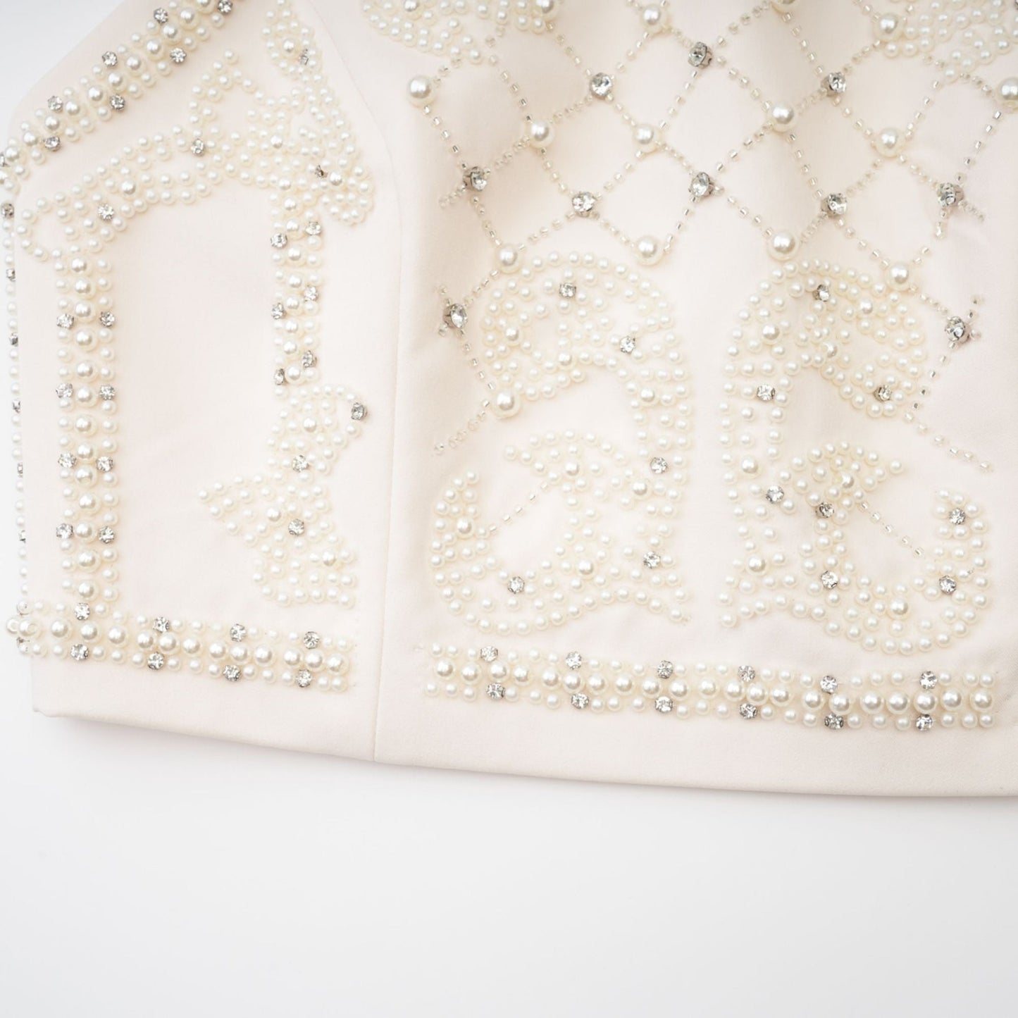 Luna embellished top skirt matching set