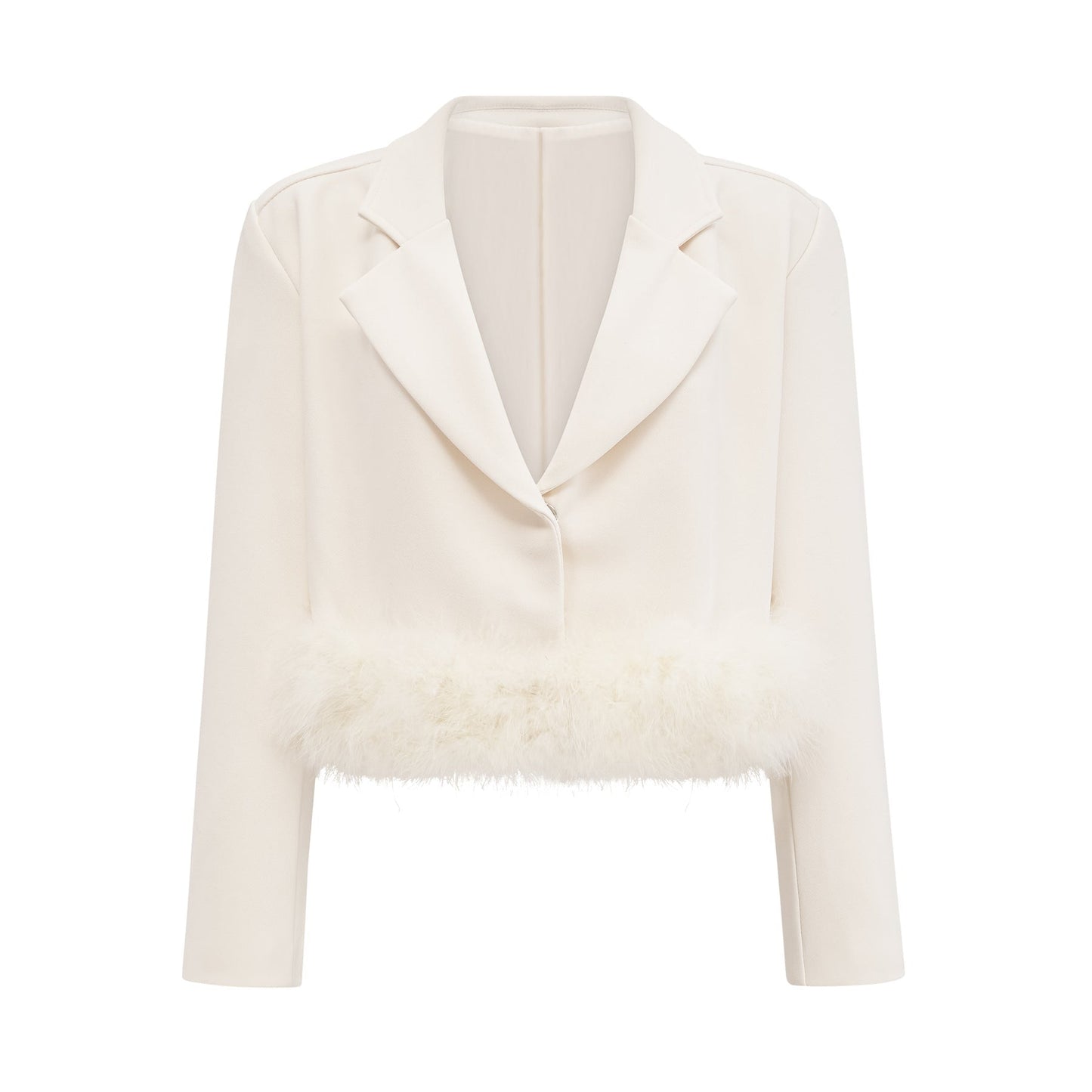 Valérie featherhem blazer skirt matching set