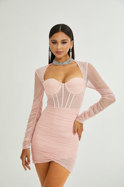Marie longsleeved mesh dress