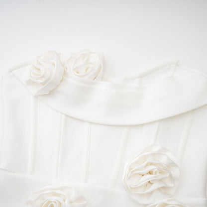 Geneviève offshoulder floral dress