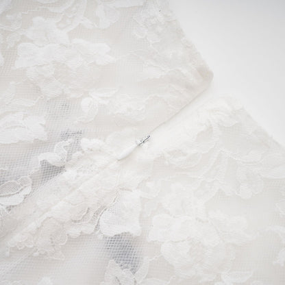 Lanetta guipure lace tulleskirt dress