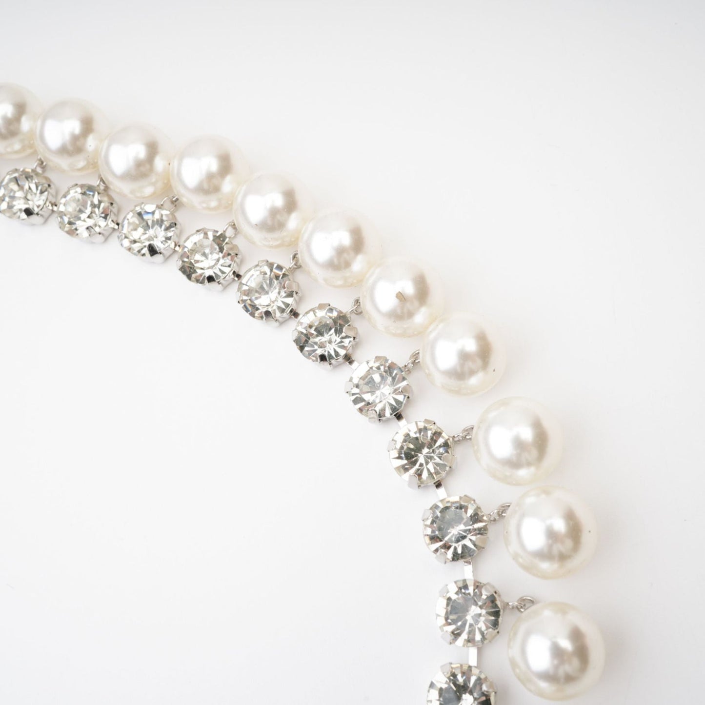 Valérie pearlembellished layered necklace