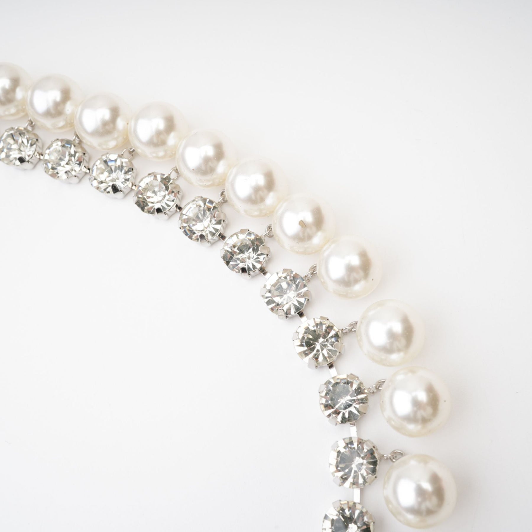 Valérie pearlembellished layered necklace
