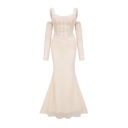 Laurianne white midi dress