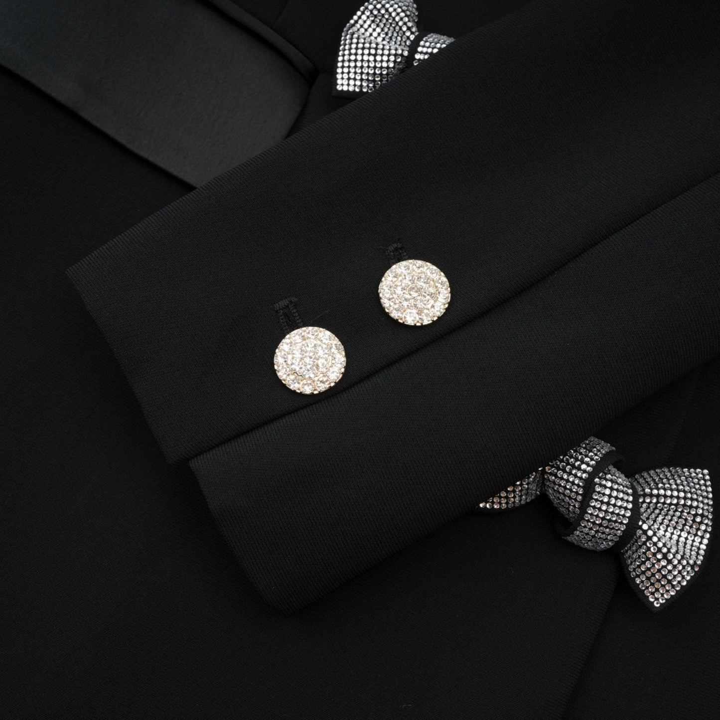 Thala crystalembellished bow blazer