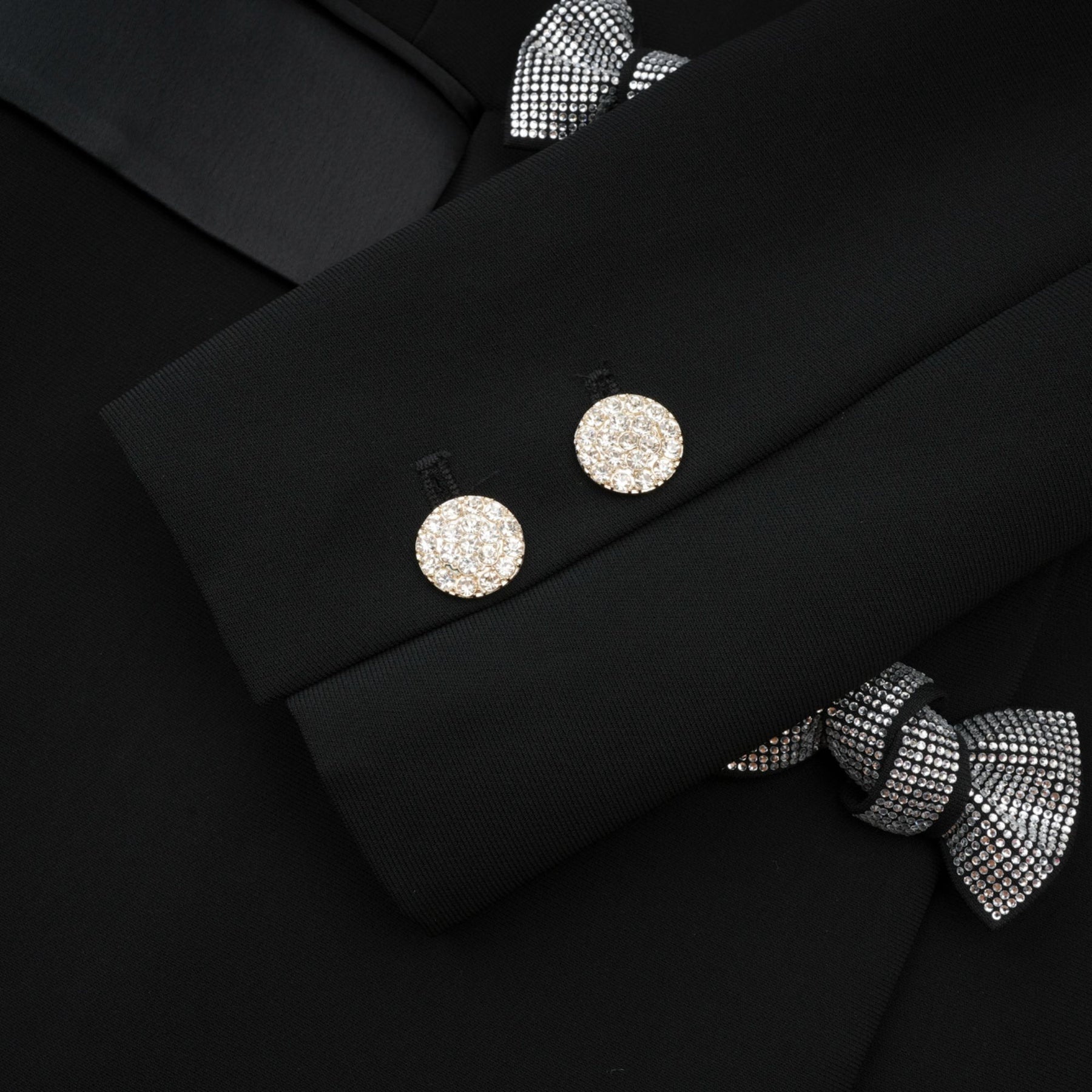 Thala crystalembellished bow blazer