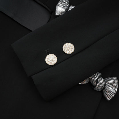 Thala crystalembellished bow blazer