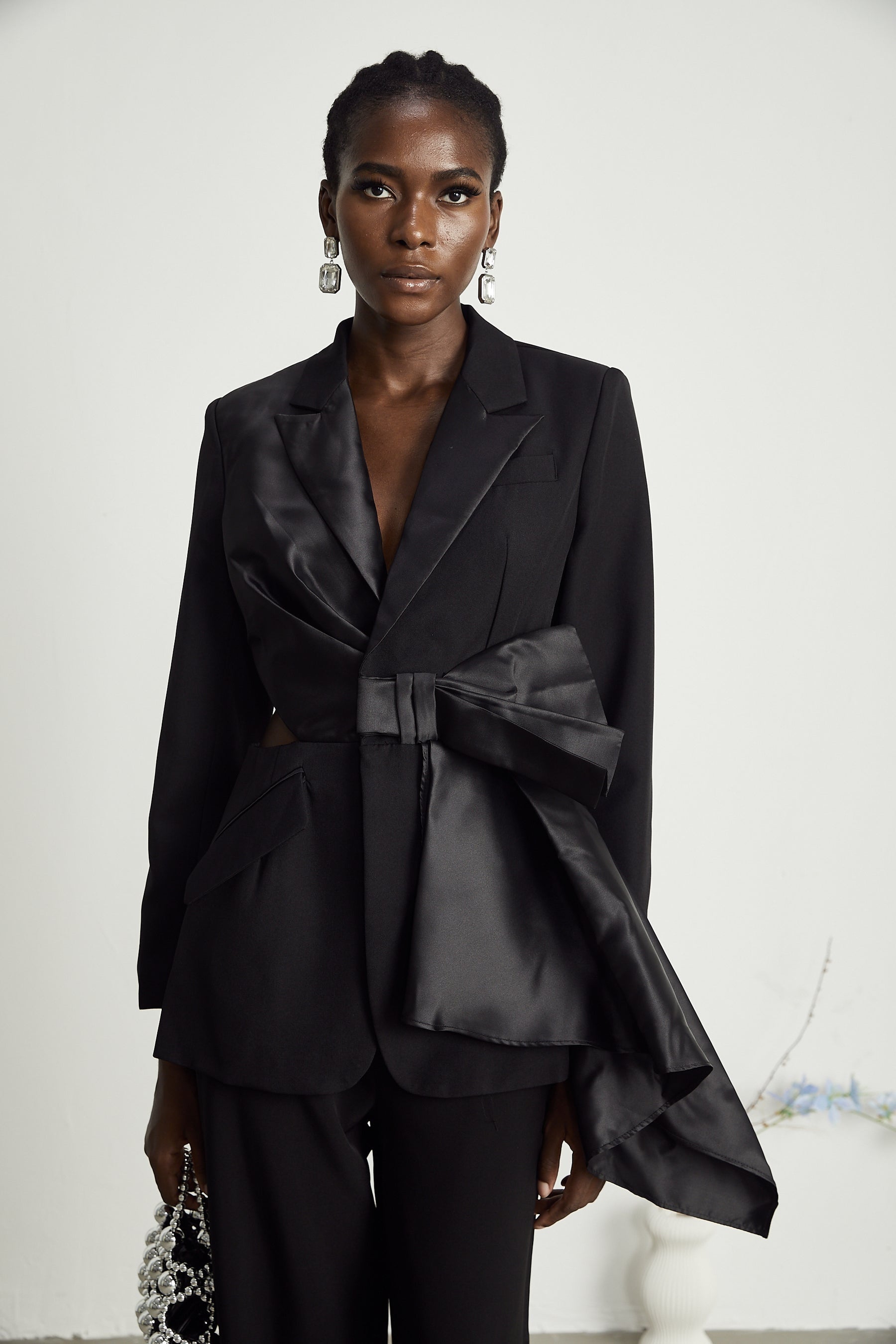 Capucine bowtie embellished blazer