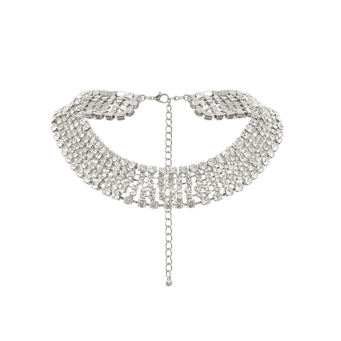 Thaïs crystalembellished layered necklace