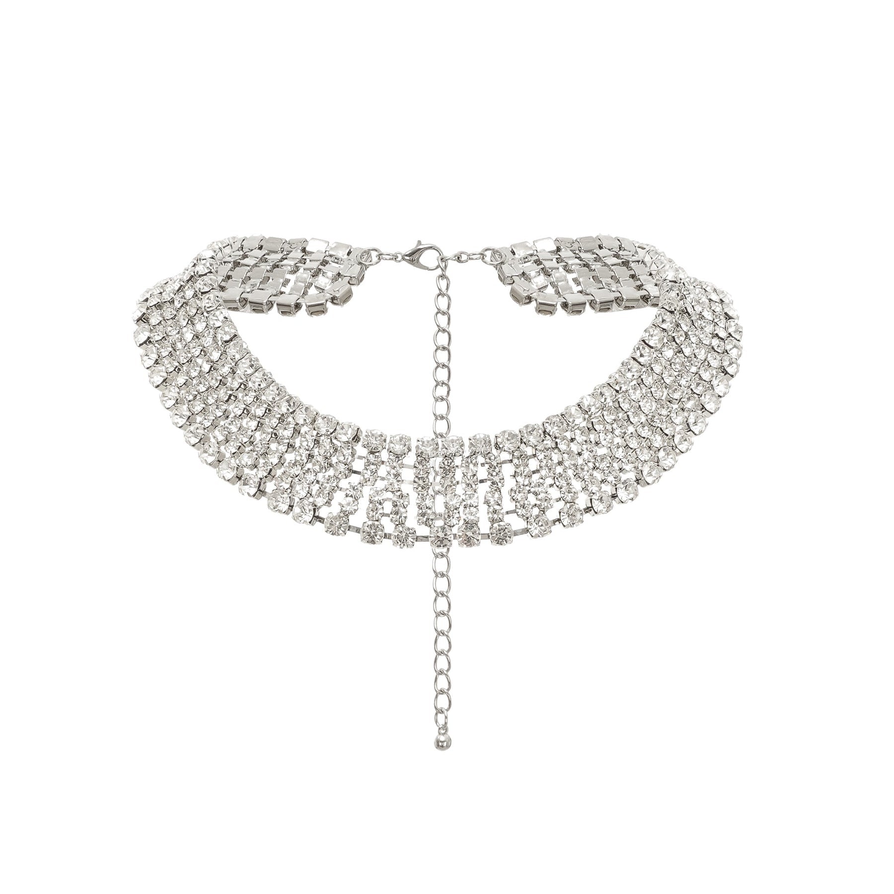 Thaïs crystalembellished layered necklace