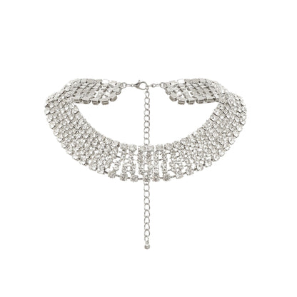 Thaïs crystalembellished layered necklace