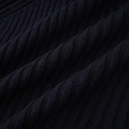 Clarisse darkblue knitted top  dress matching set