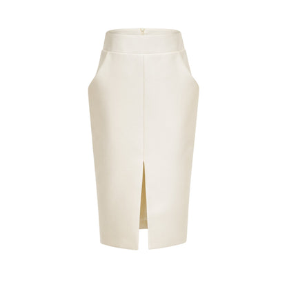 Manon white top  skirt matching set