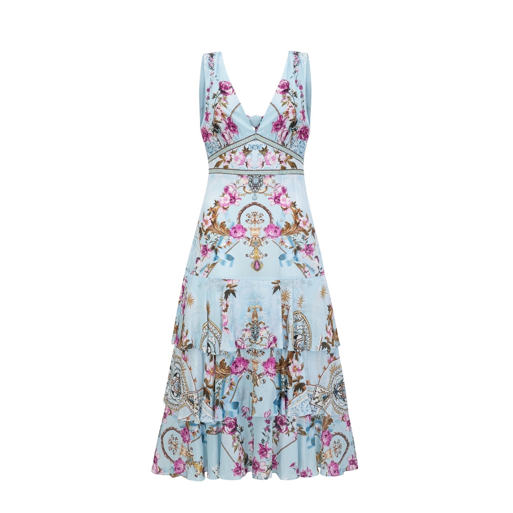 Victoire floralprinted midi dress
