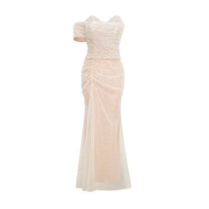 Sabine faux pearlembellished maxi dress