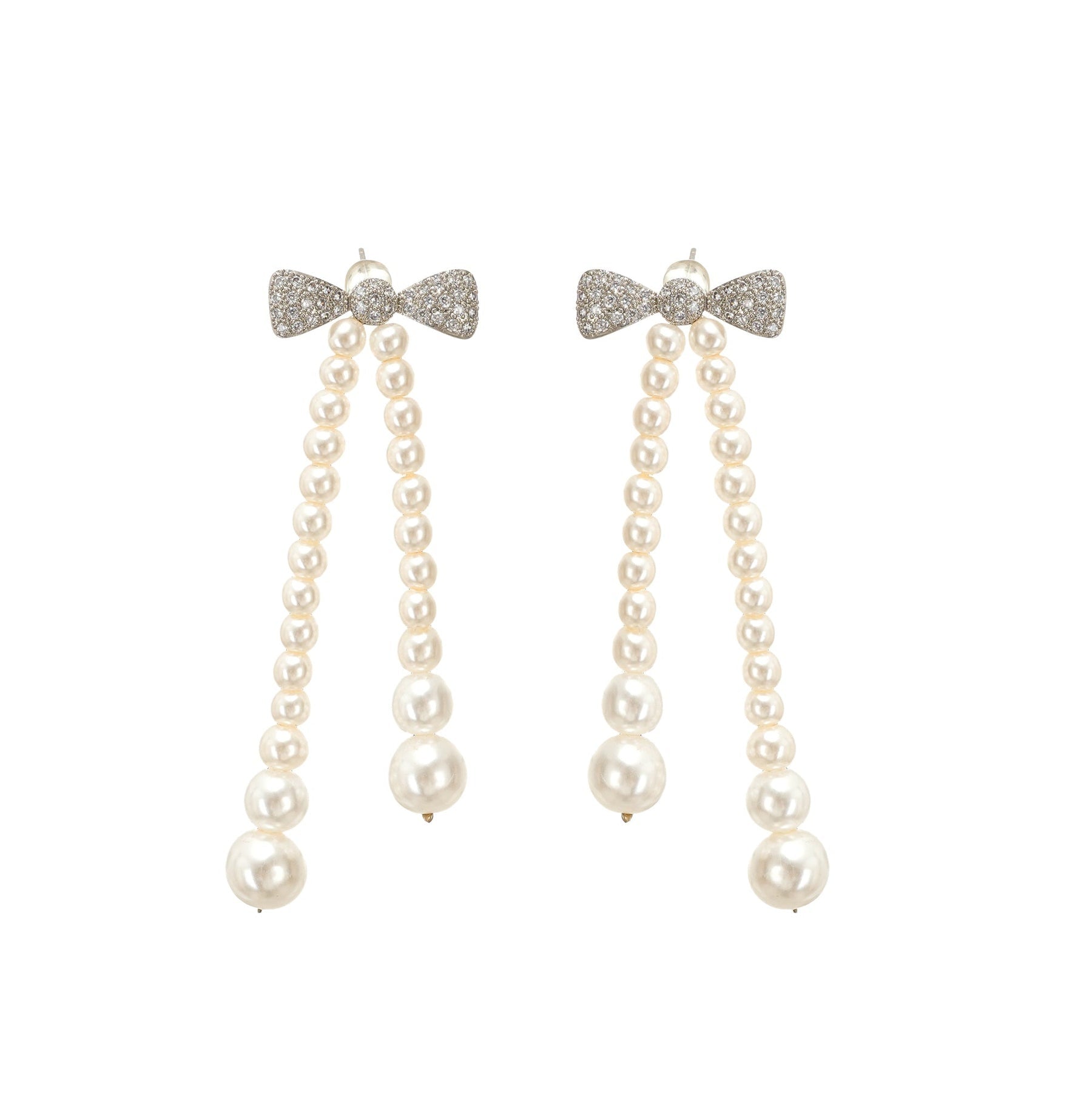 Élodie pearlembellished stud earrings