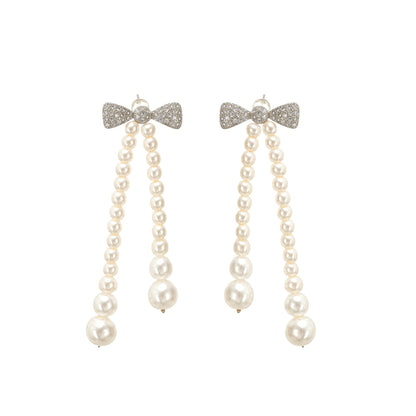 Élodie pearlembellished stud earrings