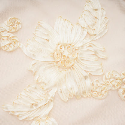 Nalini floralembroidery openback dress