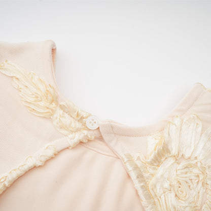 Nalini floralembroidery openback dress