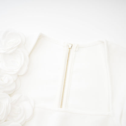 Joséphine floral cropped top  skirt matching set