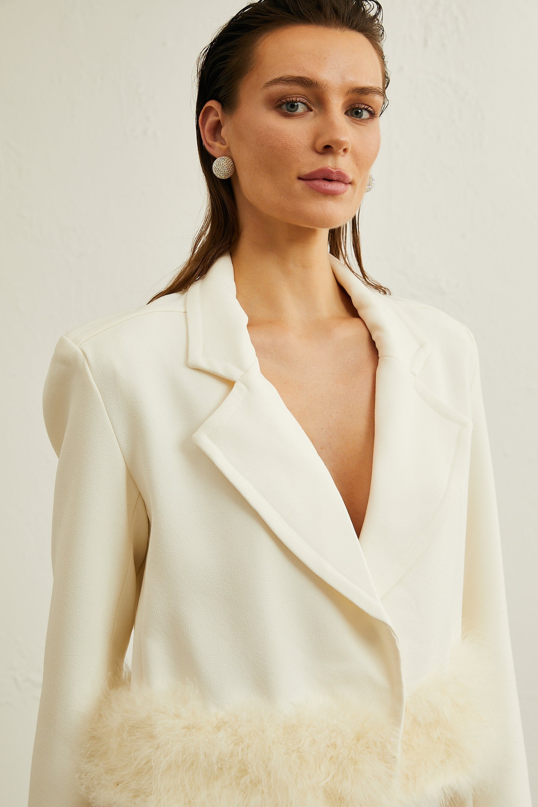 Valérie featherhem blazer  skirt matching set