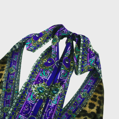 Felicia silk halterneck jumpsuit