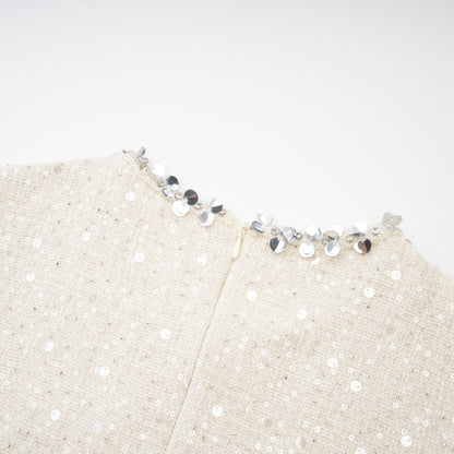 Émilie sequinned tweed mini dress