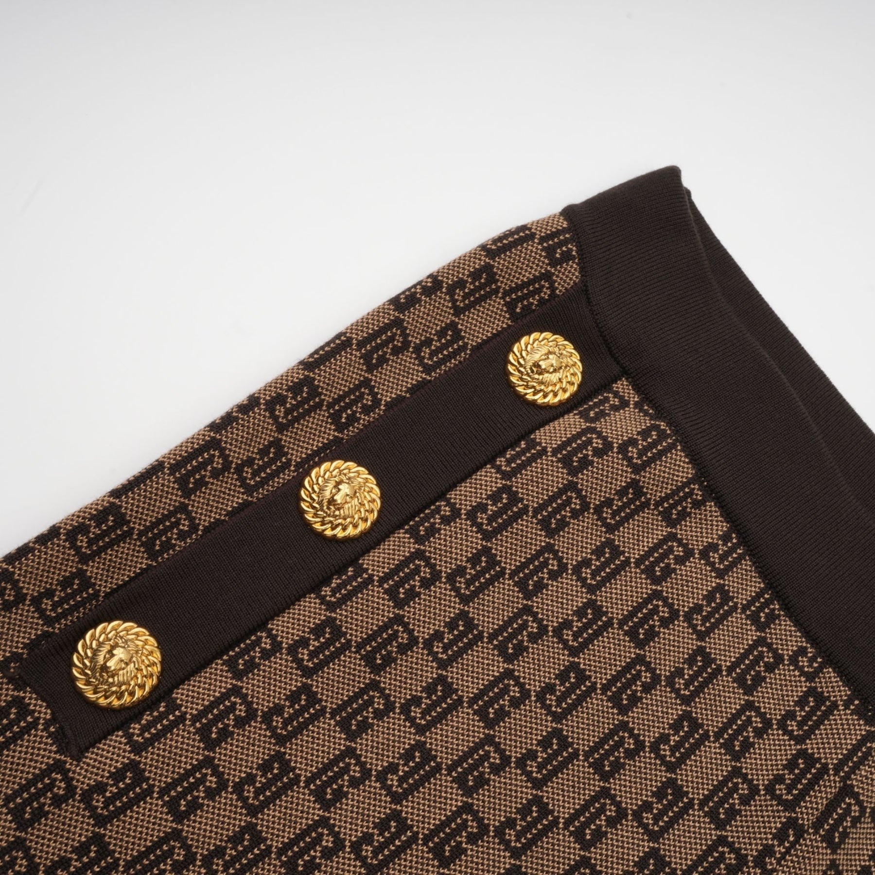Cyrielle monogramjacquard top  trousers matching set