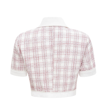 Melanie cropped top  skirt matching set