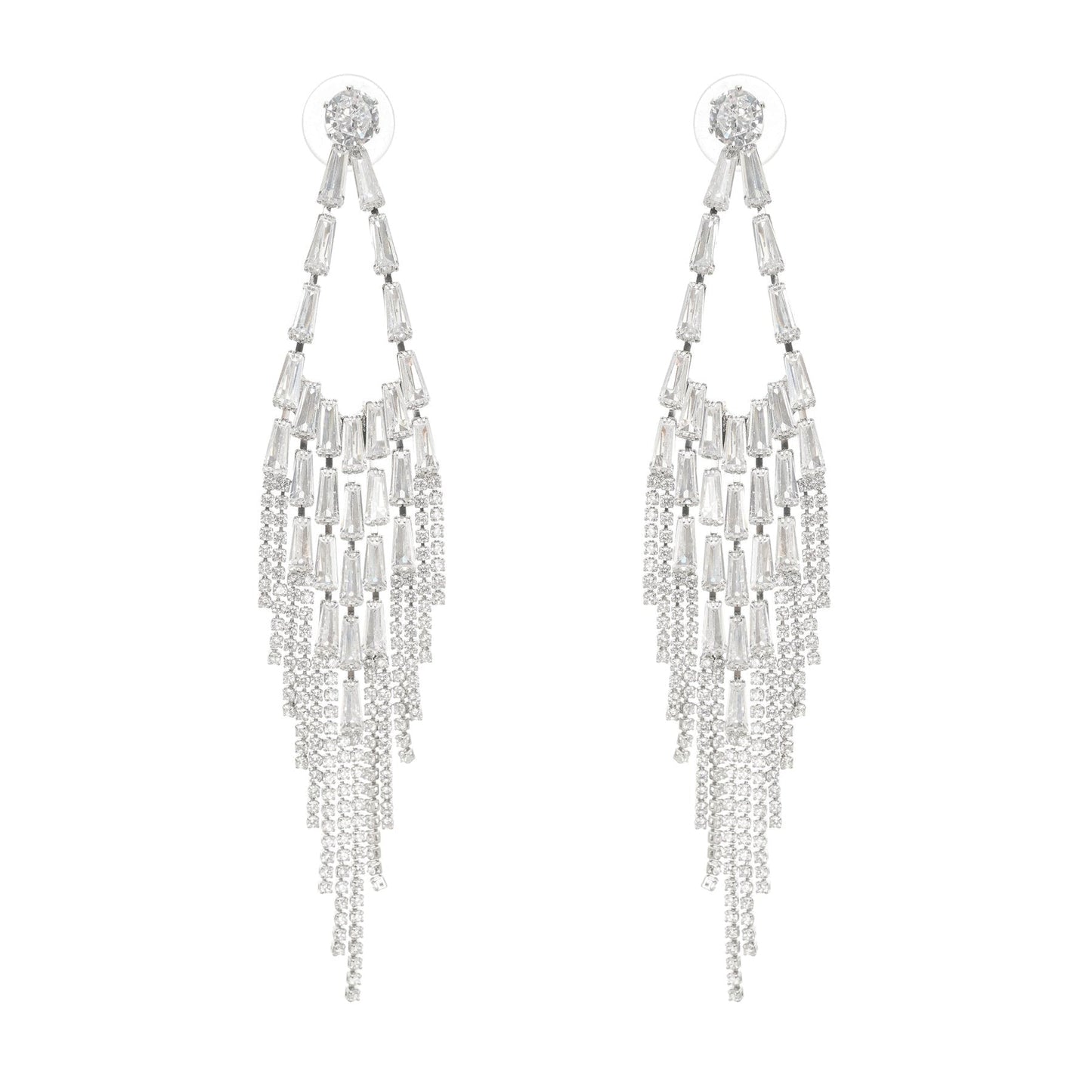 Isabelle crystalembellished drop earrings