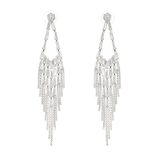 Isabelle crystalembellished drop earrings