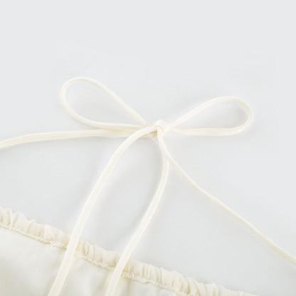 Alyssa pleated top  skirt matching set